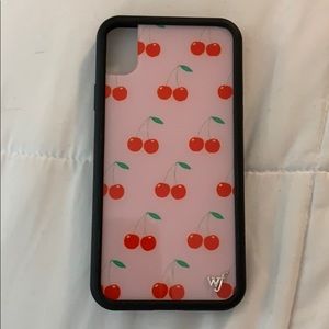 Cherries wildflower iPhone XR case